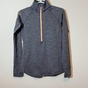 Under Armour Women's Active Cold Gear Fitted Athletic Top sz Small